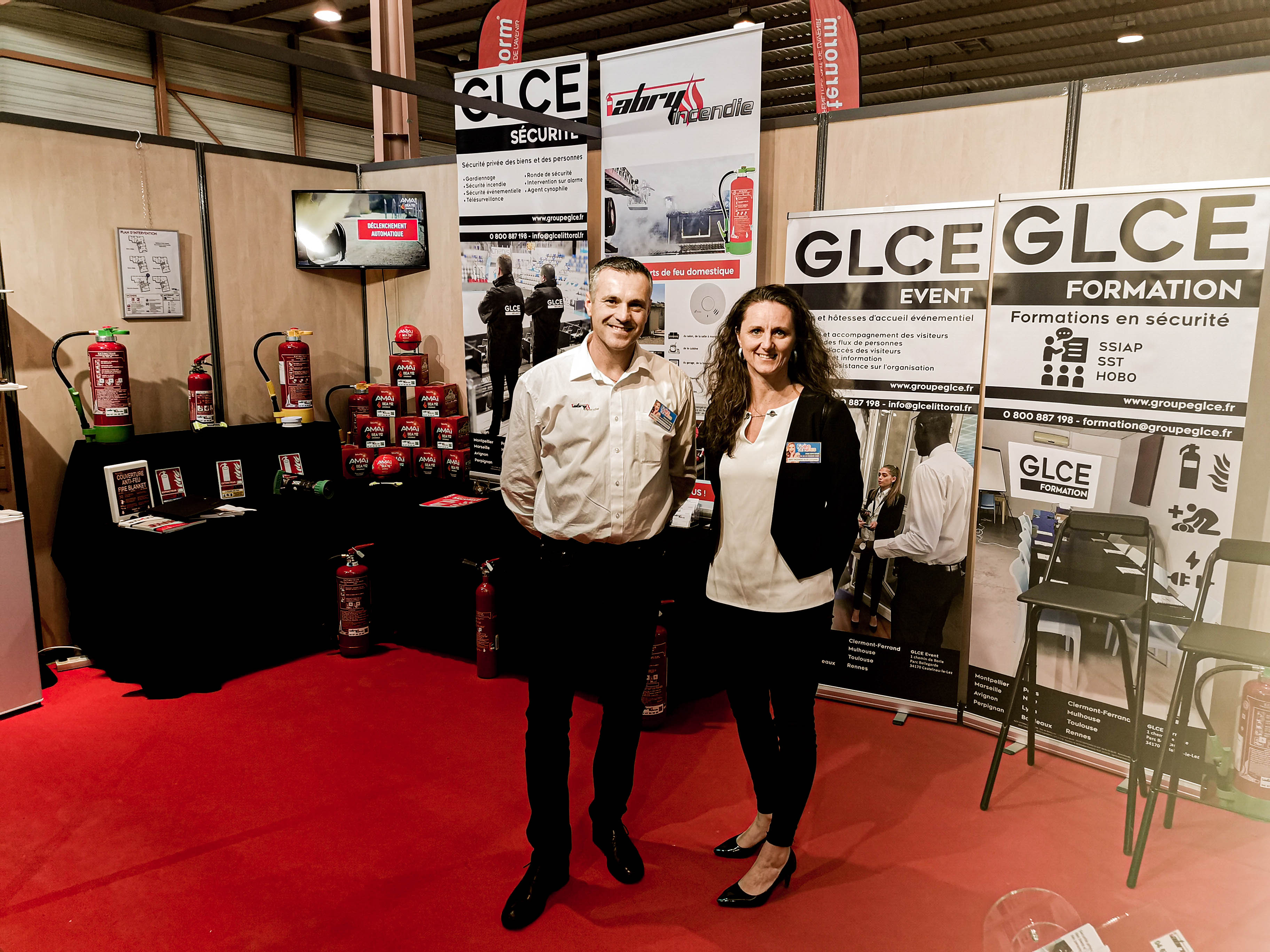 GLCE Sécurité, GLCE Formation, GLCE Event à la Foire de Nîmes